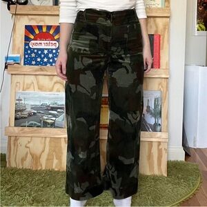 Maeve Camouflage Ankle Pants